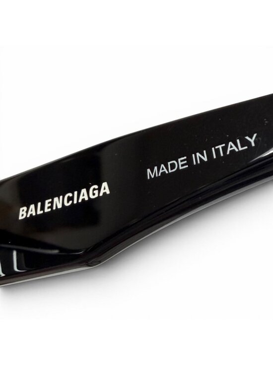 Balenciaga Side Logo Eyewear Sunglasses Black Gold 53 Demo Lens main image 9